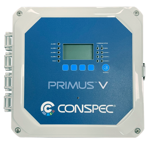 Primus V Commercial Gas Detection Controller, Top